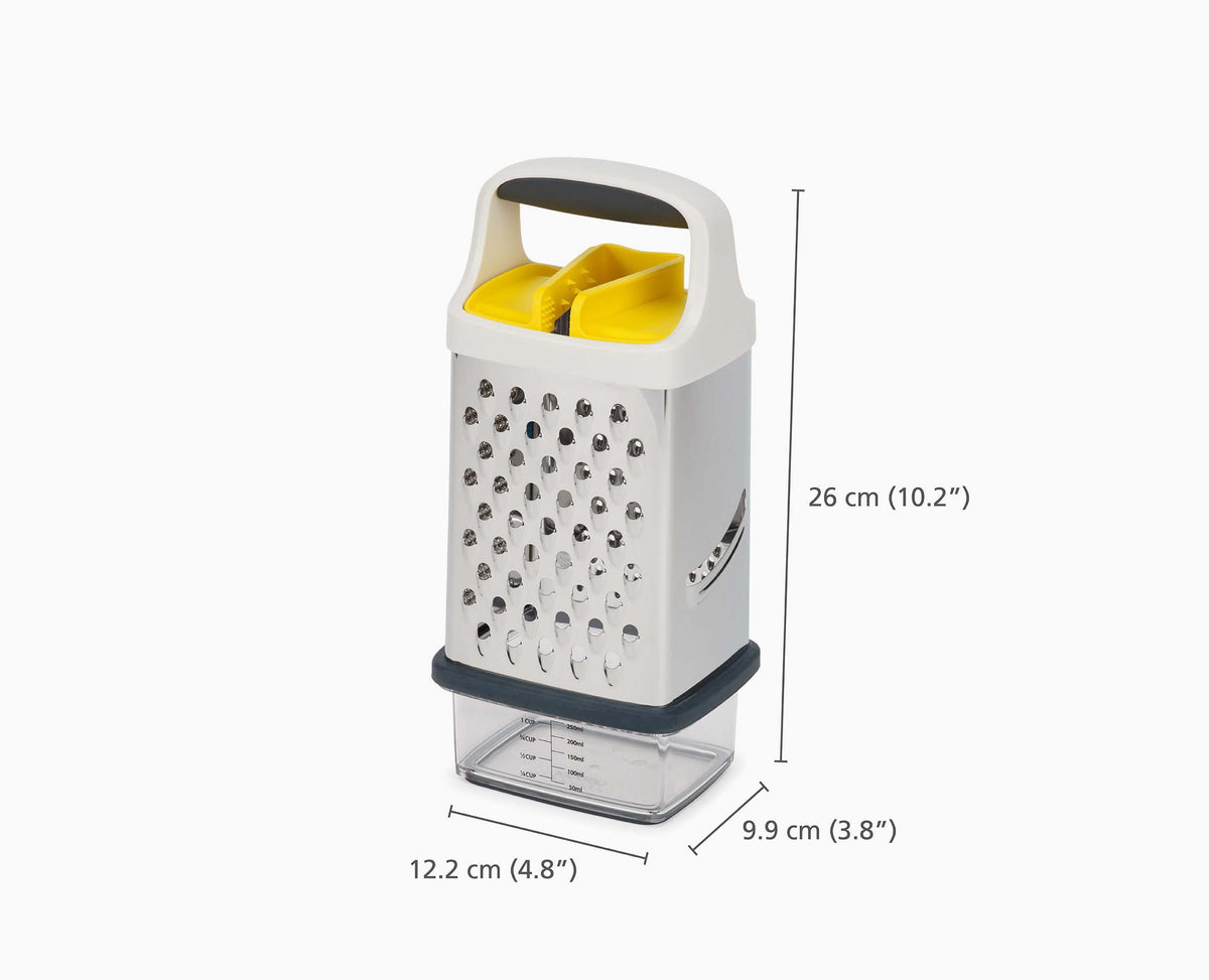 Joseph Joseph Multi-Grip Box Grater With Precision Food-Grip