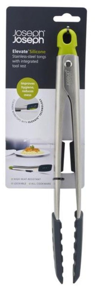 Joseph Joseph Elevate 12' Stainless Steel Tongs Grey / Green
