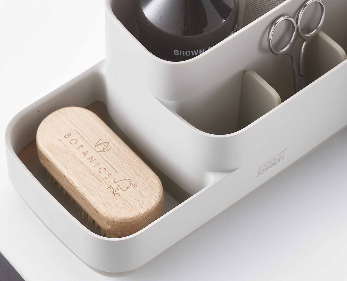 Joseph Joseph EasyStore™ Matt Ecru Bathroom Storage Caddy