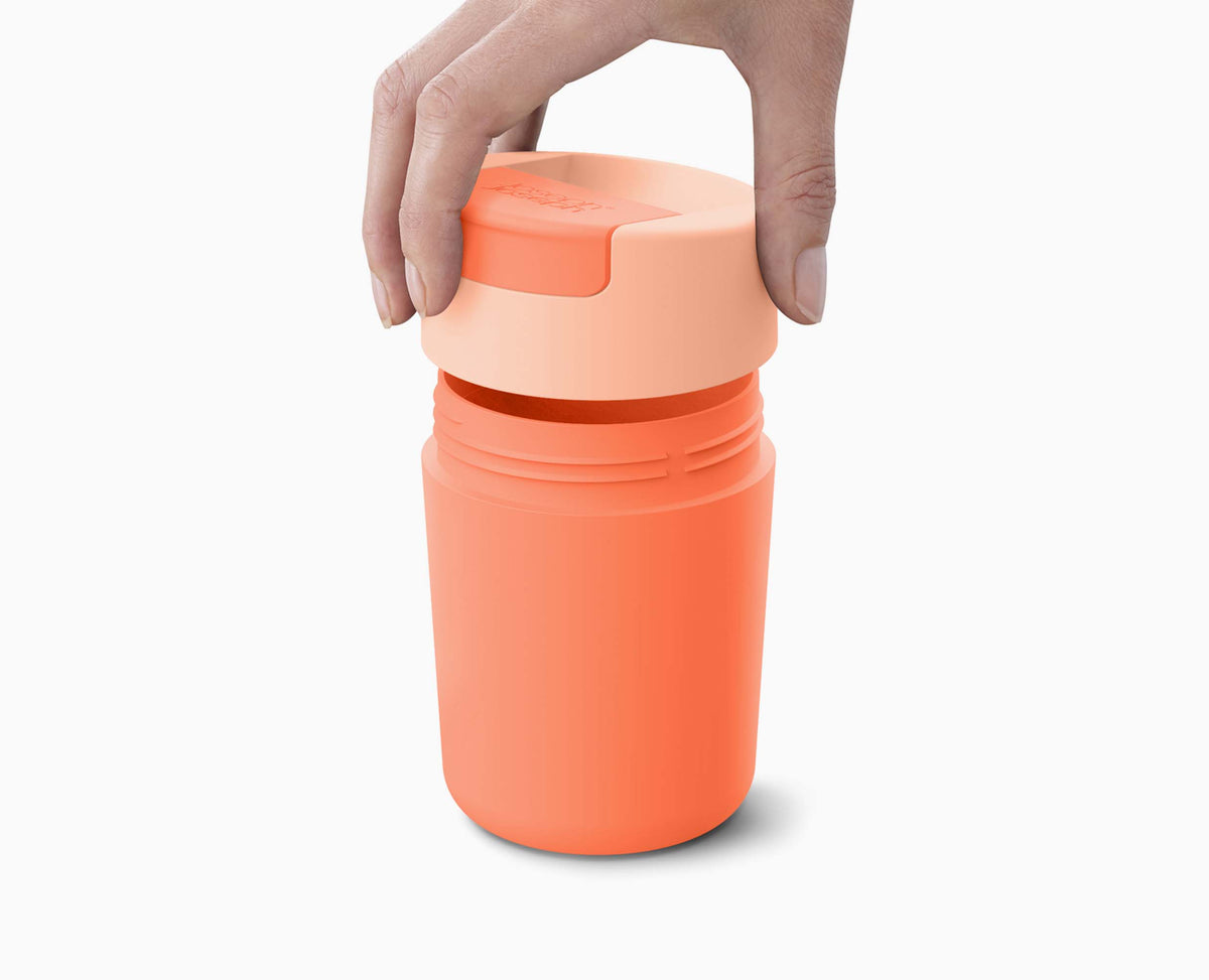 Joseph Joseph Sipp™ Coral Travel Mug With Hygienic Lid 340ml