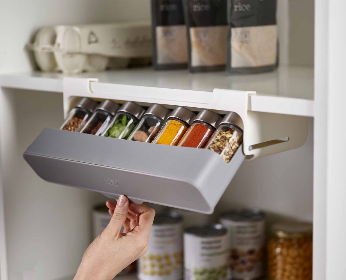 Joseph Joseph CupboardStore™ Grey Under-shelf Spice Rack