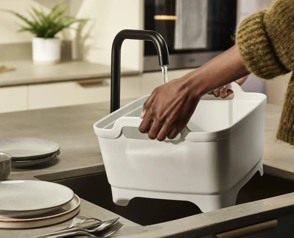 Joseph Joseph Wash&Drain™ Stone Green Washing-up Bowl