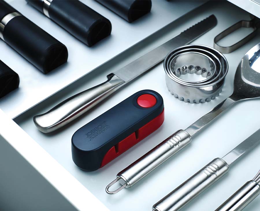 Joseph Joseph Rota™ Red Folding Knife Sharpener