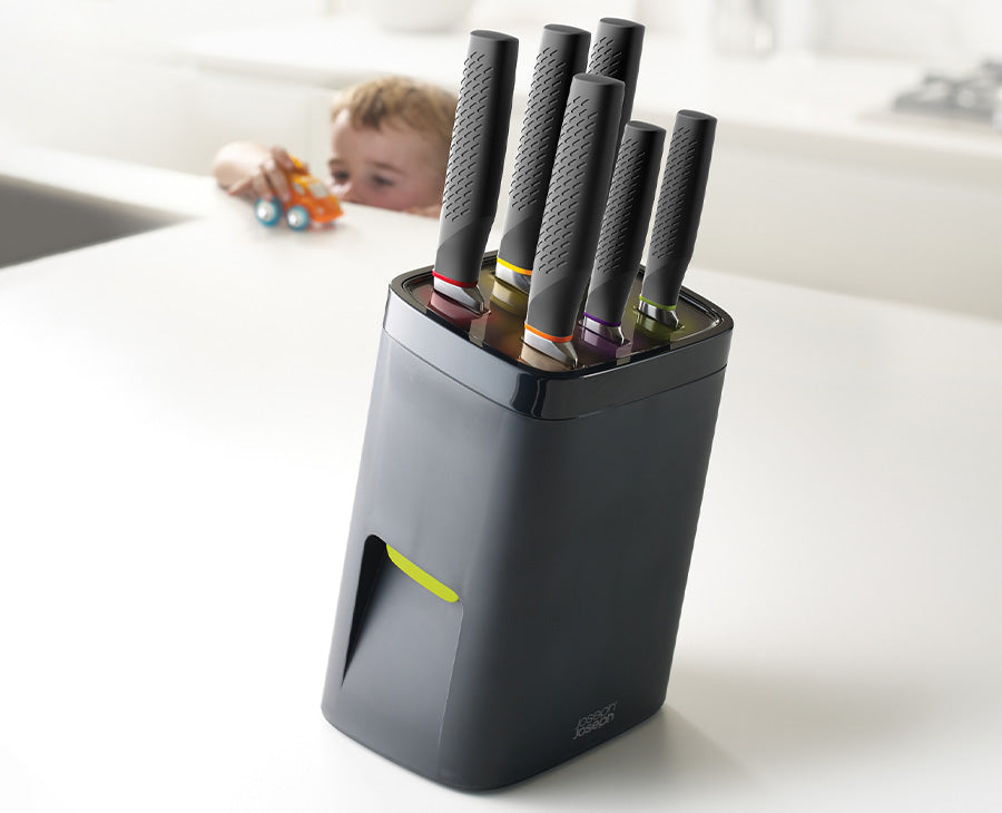 Joseph Joseph LockBlock™ Black Knife Block Set