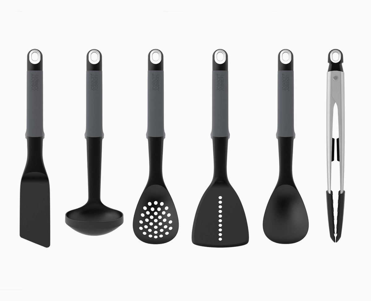 Joseph Joseph Elevate™ 6-piece Grey Utensils Carousel Set With Tongs