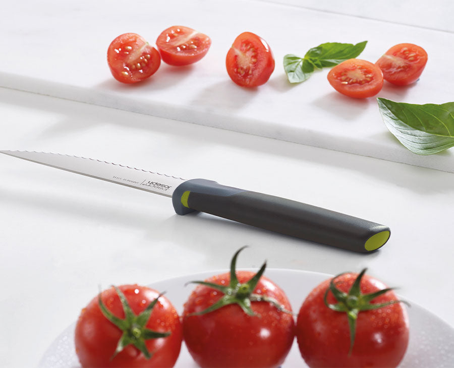 Joseph Joseph Elevate™ 4½" Green Serrated Knife