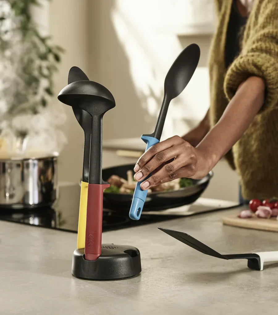Joseph Joseph Elevate™ Slim 4-piece Multicolour Utensil Set With Storage Stand