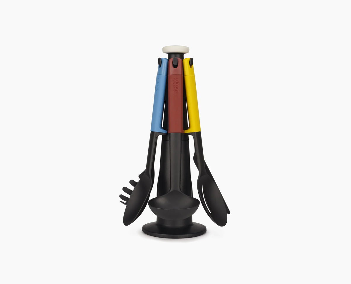 Joseph Joseph Elevate™ 6-piece Multicolour Utensil Set With Storage Stand