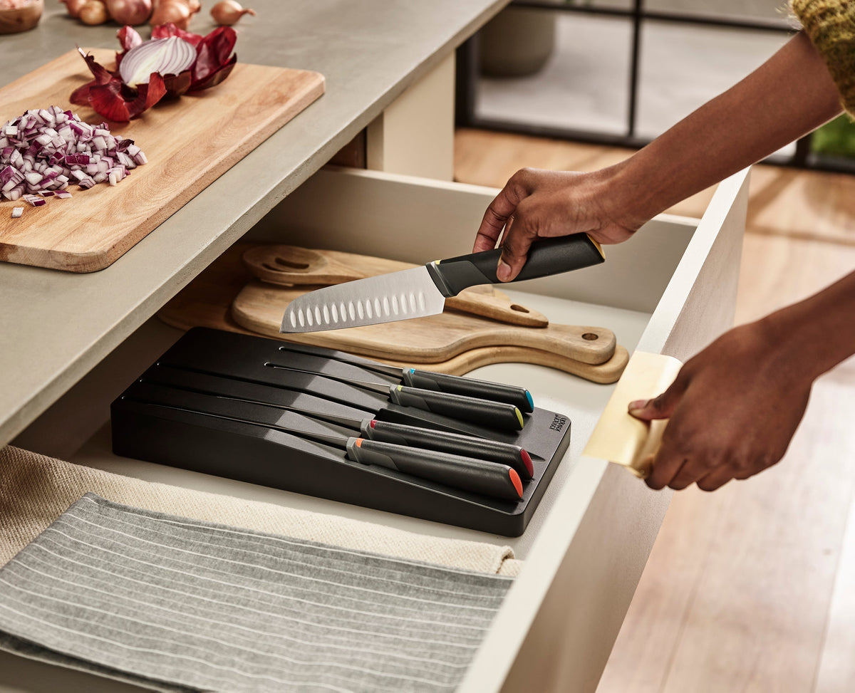 Joseph Joseph 10-piece Multicolour In-drawer Knife & Utensil Set