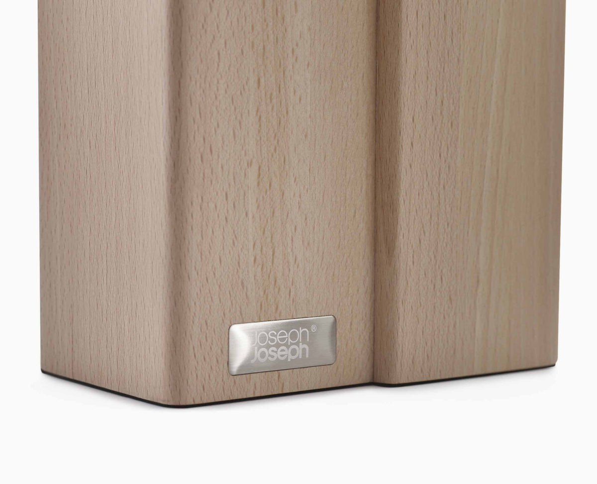 Joseph Joseph Elevate™ Fusion 5-piece Knife & Scissor Set With Beechwood Block