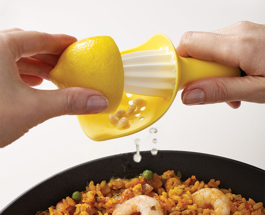 Joseph Joseph Catcher™ Yellow Citrus Reamer