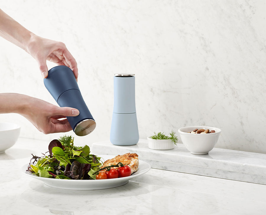 Joseph Joseph Milltop™ Blue Salt & Pepper Mills - Editions