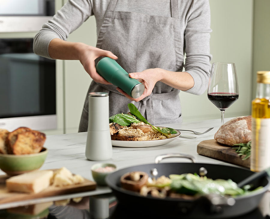 Joseph Joseph Milltop™ Green Salt & Pepper Mills - Editions