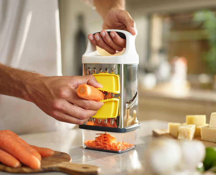 Joseph Joseph Multi-Grip Box Grater With Precision Food-Grip