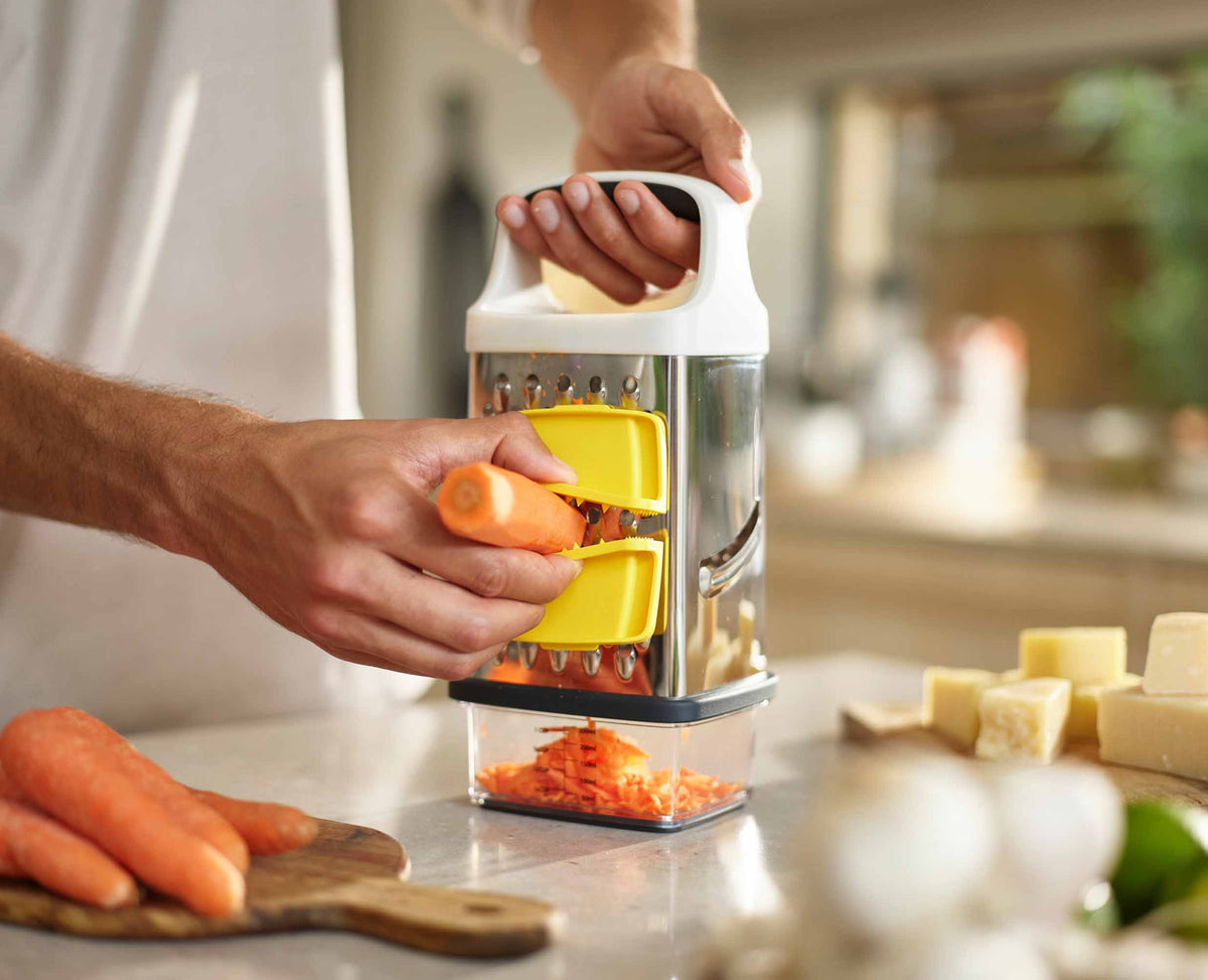 Joseph Joseph Multi-Grip Box Grater With Precision Food-Grip