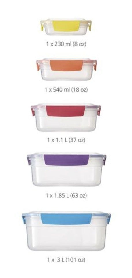 Joseph Joseph Nest Lock 5-Piece Container Set