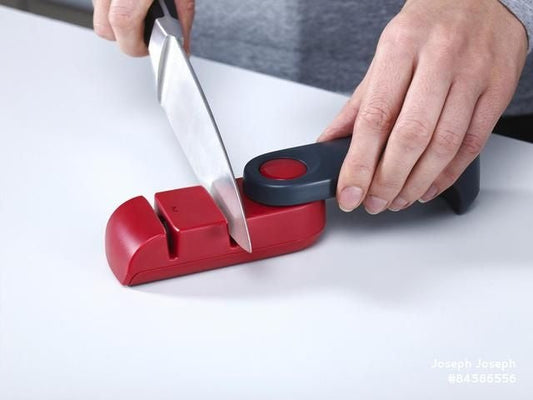 Joseph Joseph Rota Folding Knife Sharpener - Grey/Red