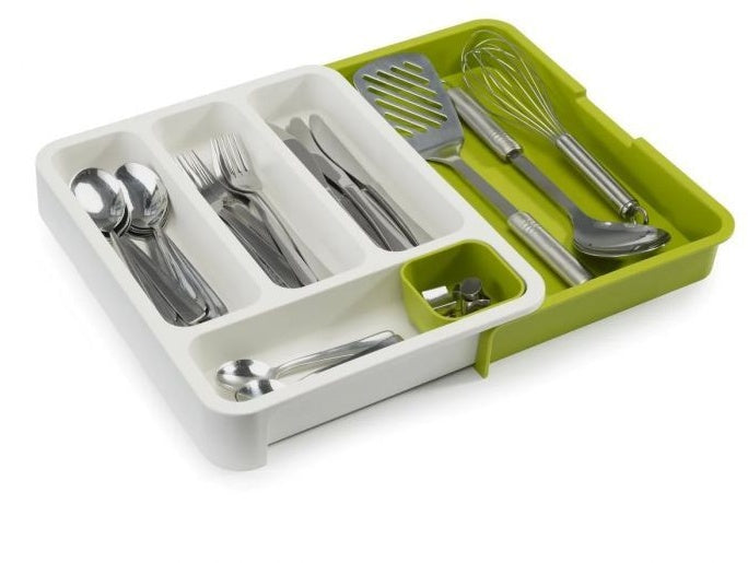 Joseph Joseph Drawerstore Cutlery Drawer - White/Green