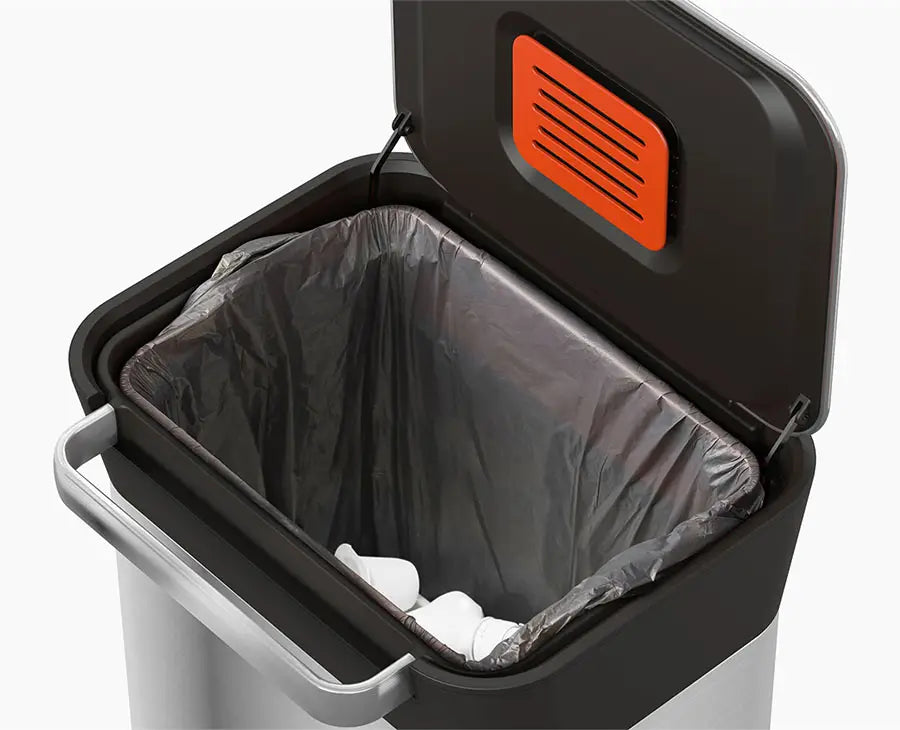 Joseph Joseph IW4 50L Gray Recycled Trash Bags - 4 Pack