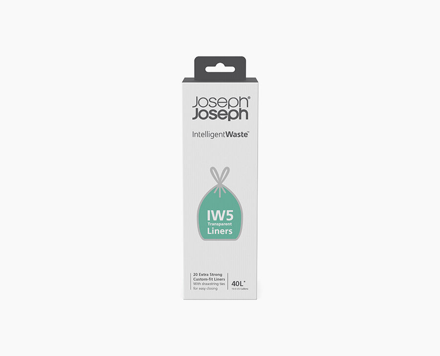 Joseph Joseph IW5 40L Clear Trash Bags