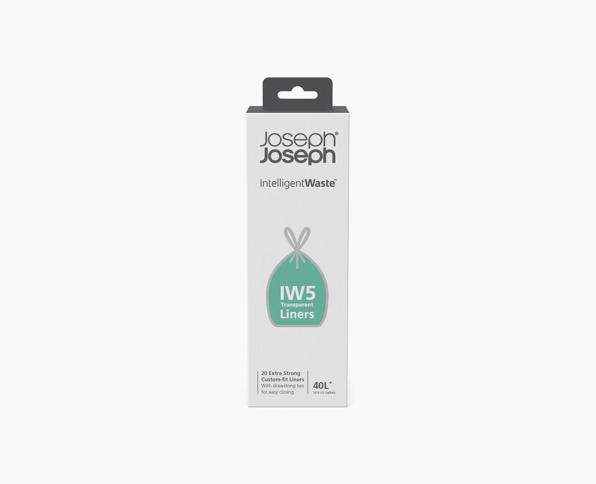 Joseph Joseph IW5 40L Clear Trash Bags