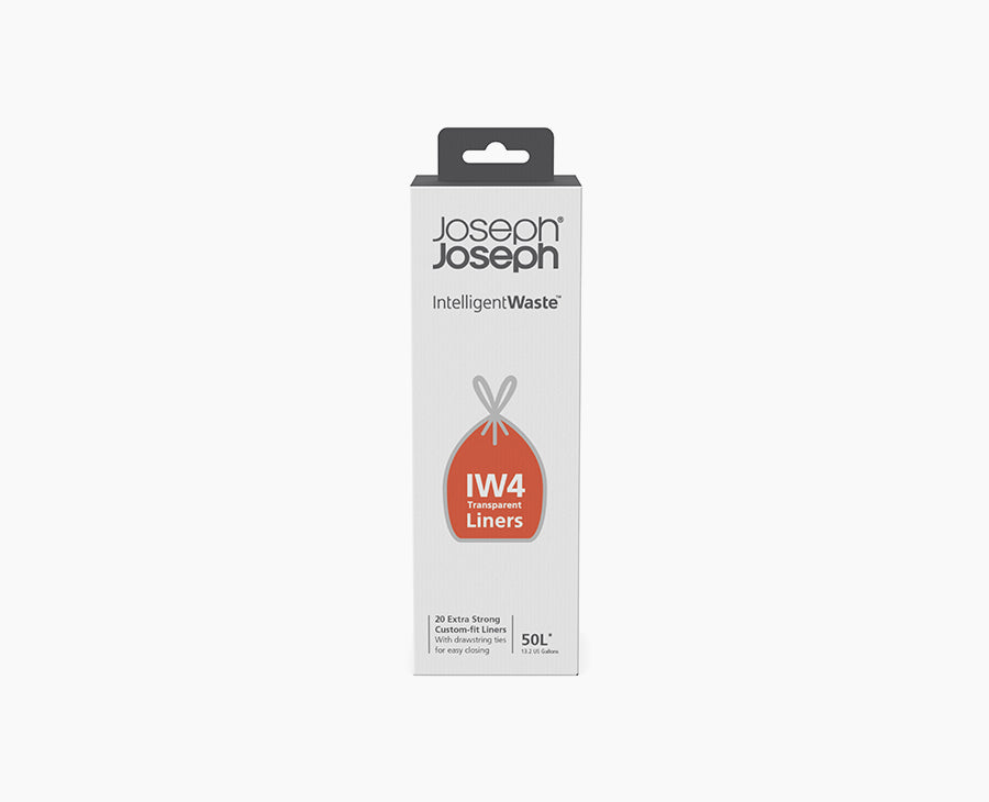 Joseph Joseph IW4 50L Clear Trash Bags