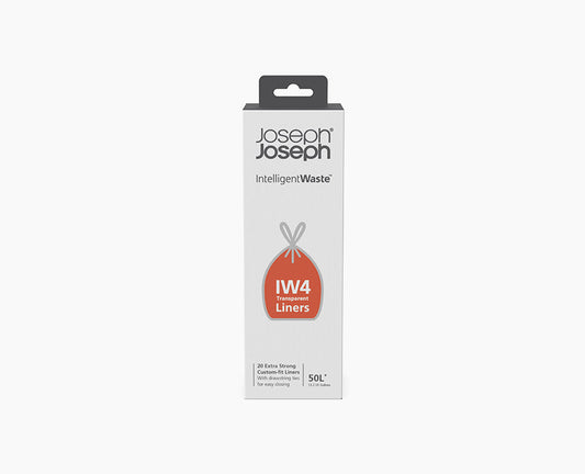 Joseph Joseph IW4 50L Clear Trash Bags