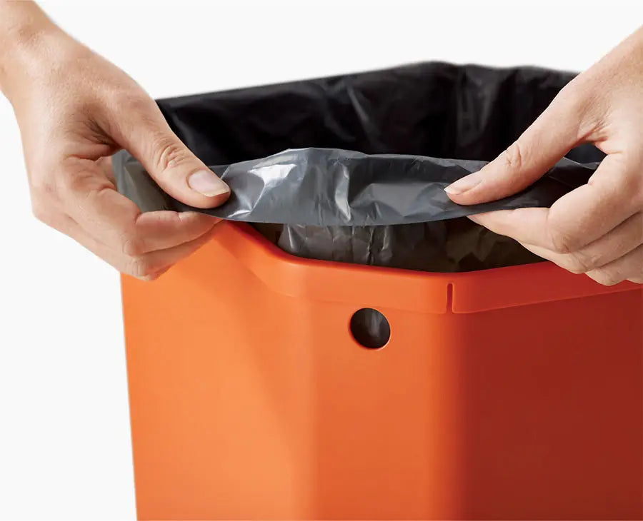 Joseph Joseph IW7 20L Gray Recycled Trash Bags - 4 Pack