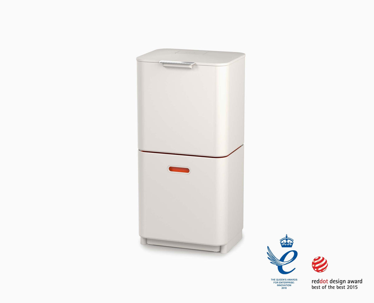 Joseph Joseph Totem Max 60L Stone Waste & Recycling Bin