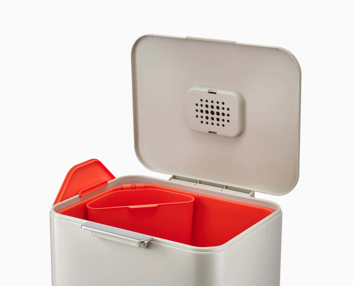 Joseph Joseph Totem Max 60L Stone Waste & Recycling Bin