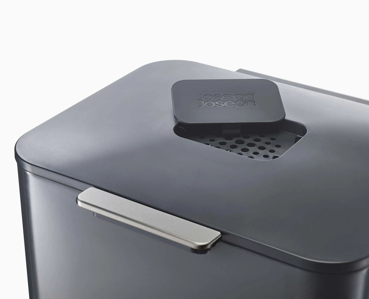 Joseph Joseph Totem Max 60L Grey Waste & Recycling Bin