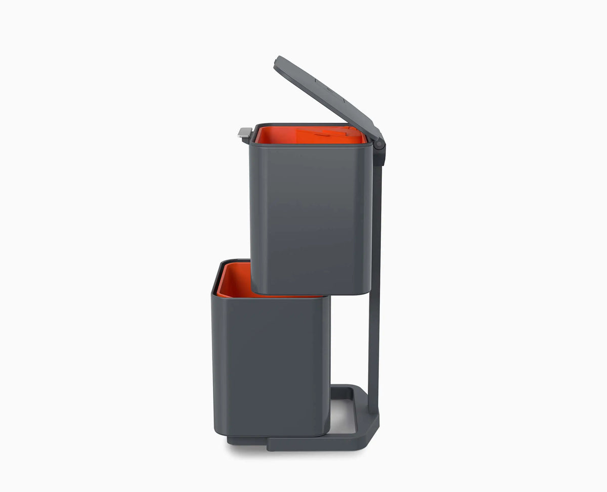 Joseph Joseph Totem Max 60L Grey Waste & Recycling Bin
