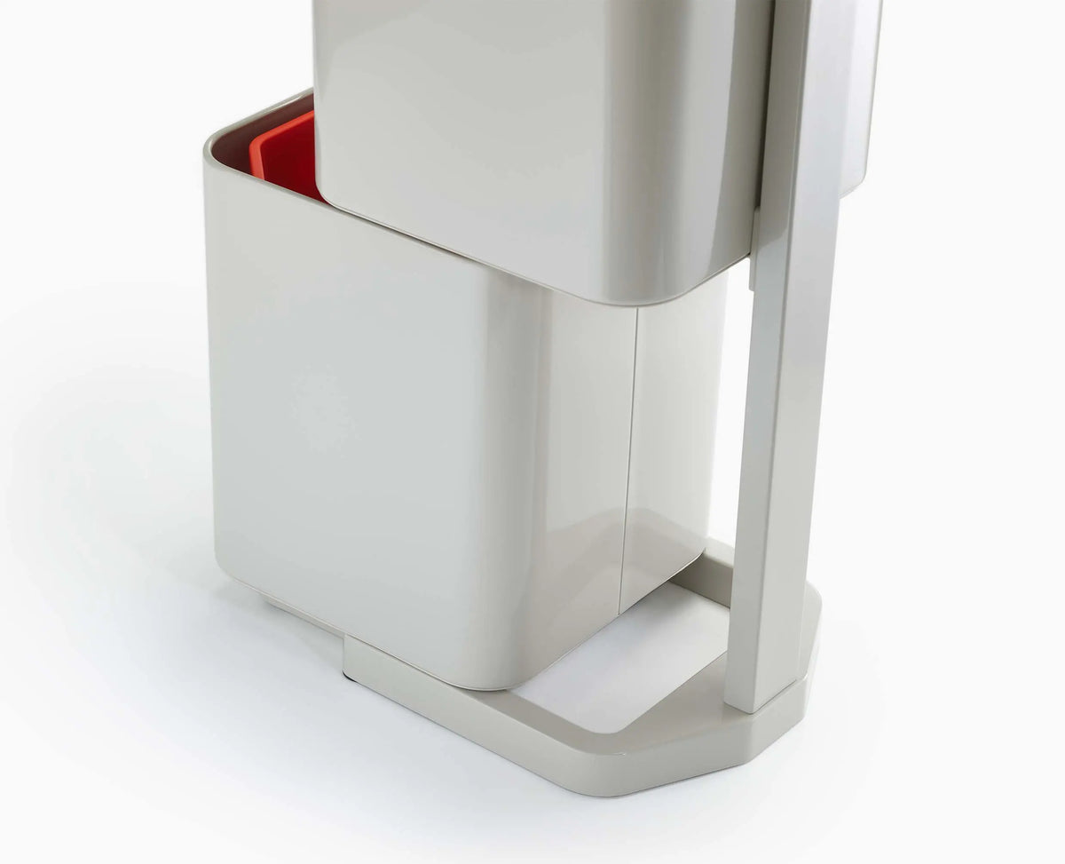 Joseph Joseph Totem Compact 40L Stone Waste & Recycling Trash Can