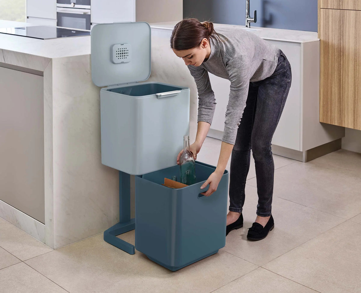 Joseph Joseph Totem Max 60L Blue Waste & Recycling Bin - Editions