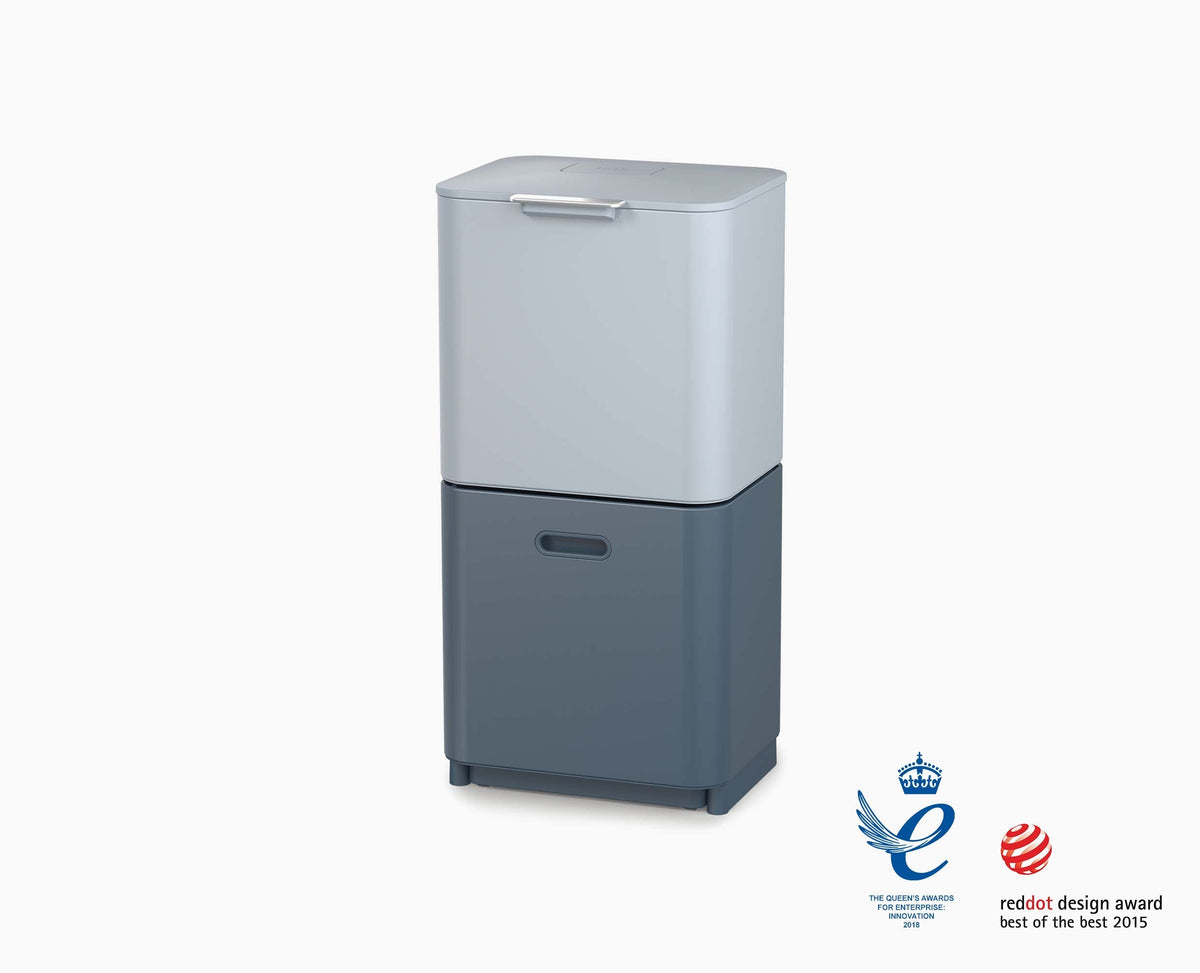 Joseph Joseph Totem Max 60L Blue Waste & Recycling Bin - Editions