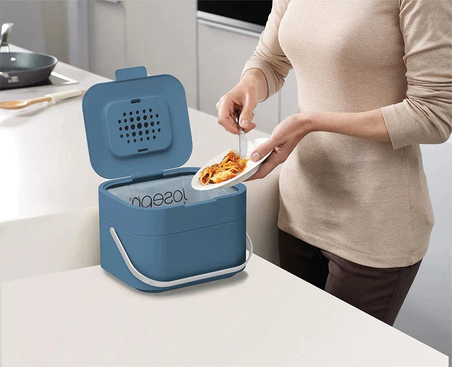 Joseph Joseph Stack 4L Blue Food Waste Caddy - Editions