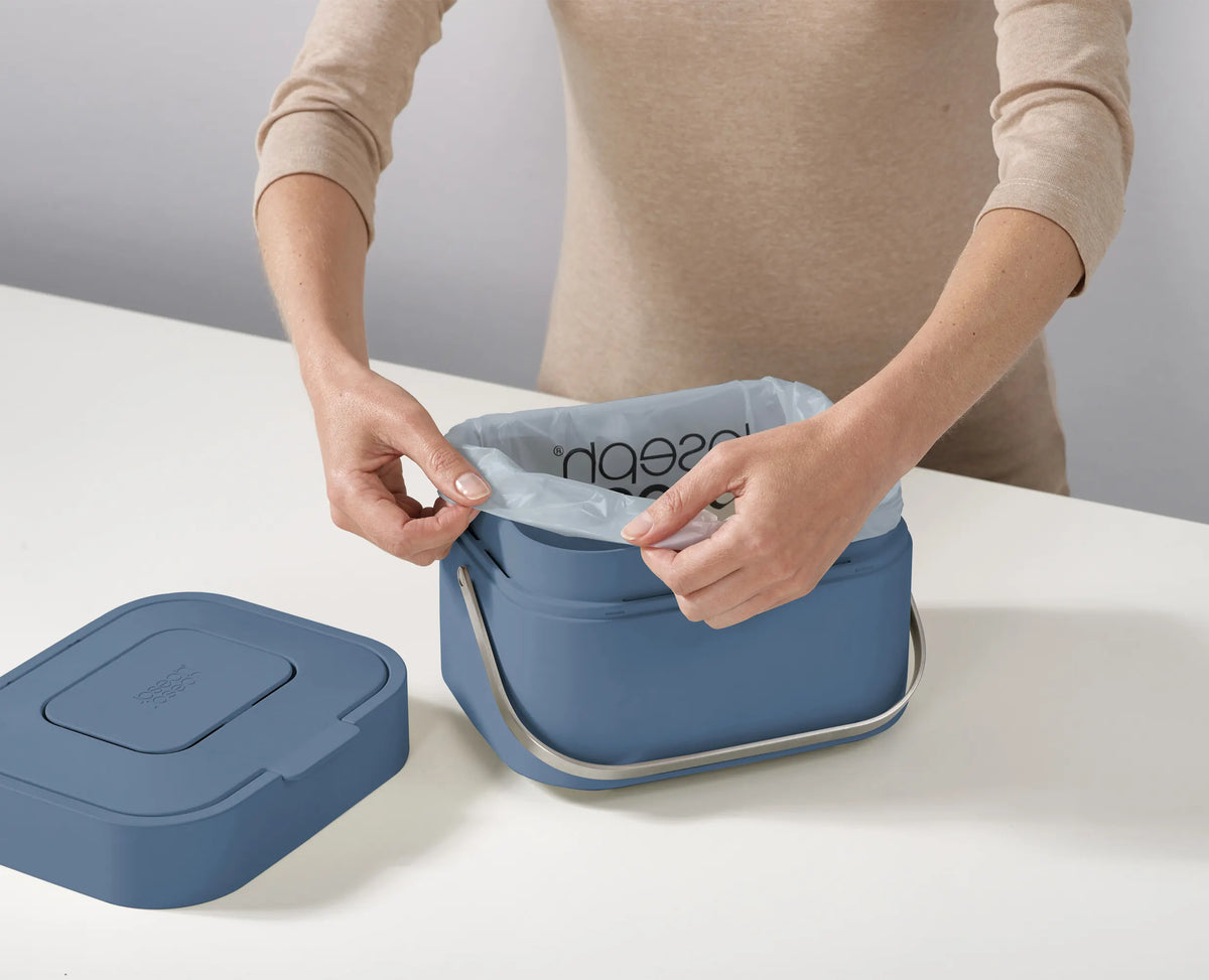 Joseph Joseph Stack 4L Blue Food Waste Caddy - Editions