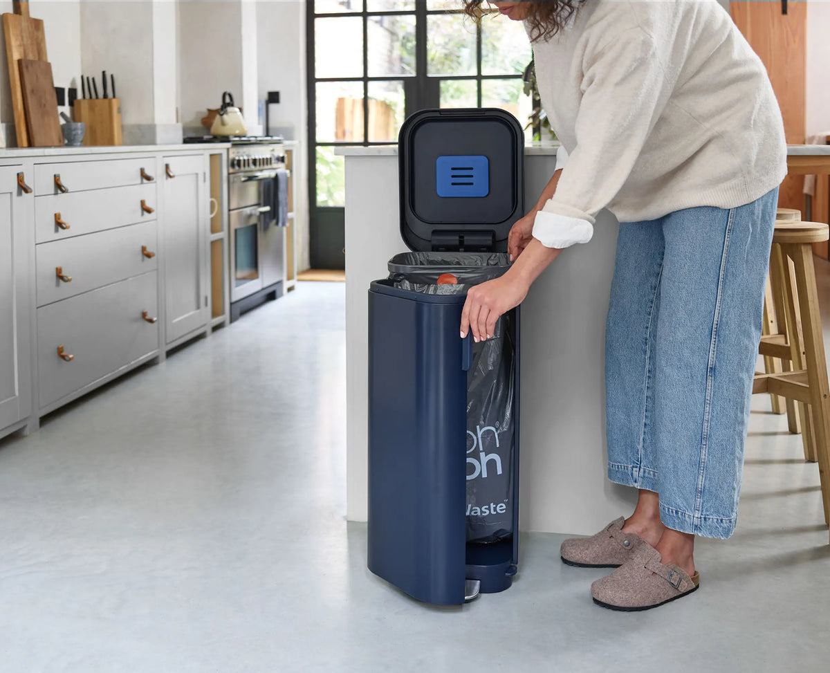 Porta™ 40L Easy-empty Blue Pedal Bin