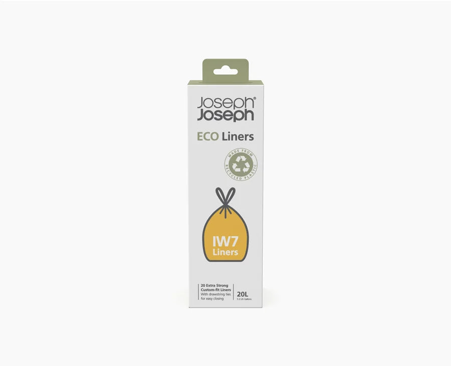 Joseph Joseph IW7 20L Gray Recycled Trash Bags