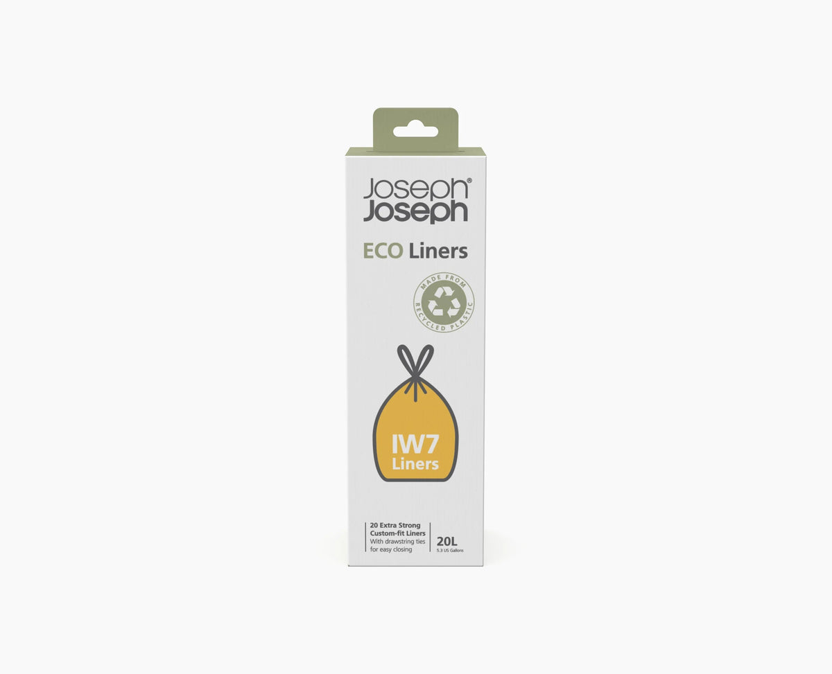 Joseph Joseph IW7 20L Gray Recycled Trash Bags