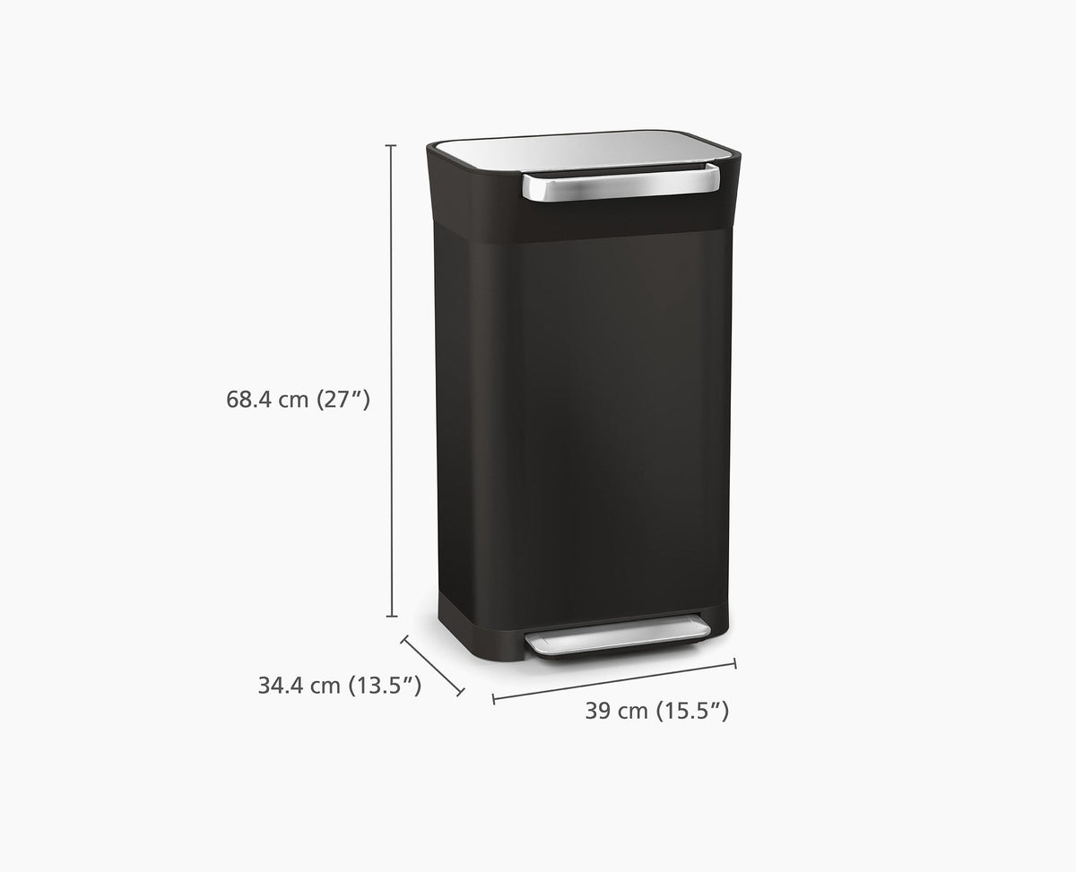 Joseph Joseph Titan 30L Black Trash Compactor
