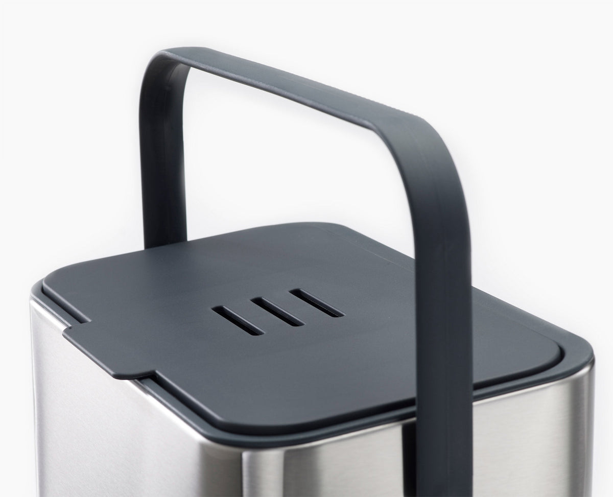Joseph Joseph Collect™ 4L Stainless-steel Food Waste Caddy Starter Set