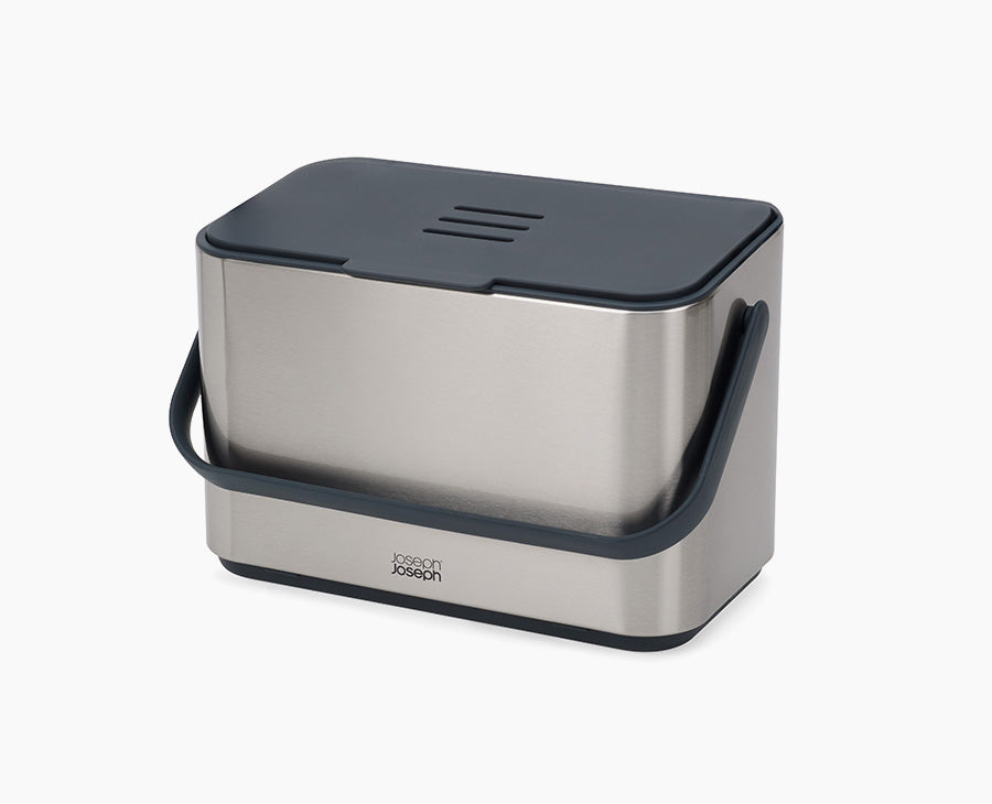 Joseph Joseph Collect™ 4L Stainless-steel Food Waste Caddy