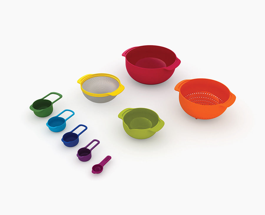 Joseph Joseph Nest™ 9 Plus Red Bowl Set