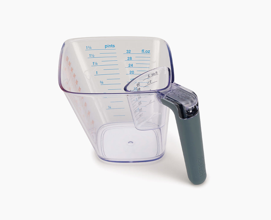 Joseph Joseph Align™ 2-piece Easy-read Grey Measuring Jug Set