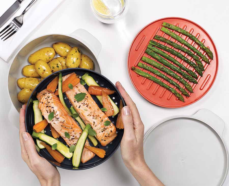 Joseph Joseph M-Cuisine™ 4-piece Orange Microwave Cooking Set