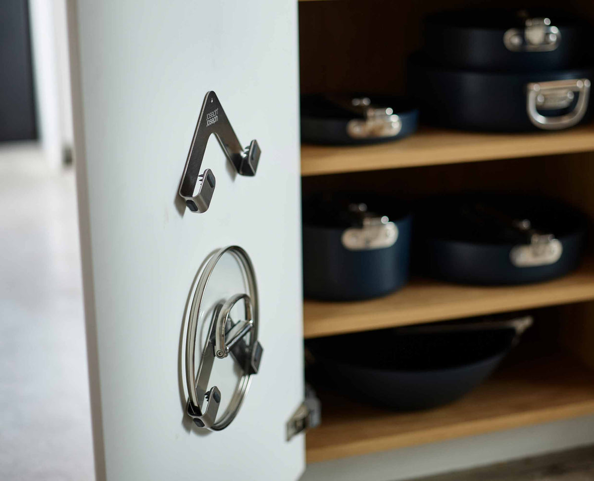 Joseph Joseph Space Pack Of 2 Stainless-steel Pot Lid Holders