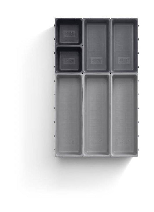 Joseph Joseph Blox 7 Piece Drawer Organiser Set - Grey