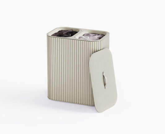 Joseph Joseph Tota Luxe 90L Ecru Laundry Separation Basket