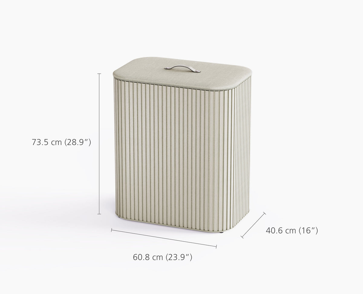 Joseph Joseph Tota Trio Luxe 90L Ecru Laundry Separation Basket